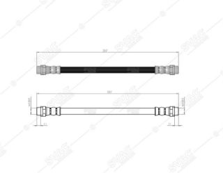 FREN HORTUMU ARKA VOLKSWAGEN LT 28-35 I - LT28-46 II 96-06 resmi