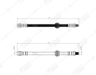 FREN HORTUMU ARKA V-CLASS W447 14> VİTO W447 14> resmi