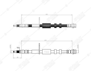 ÖN  FREN HORTUMU KUGA II DM2 -TRANSİT CONNECT-TOURNEO CONNECT/GRAND TOURNEO CONNECT 13-> resmi