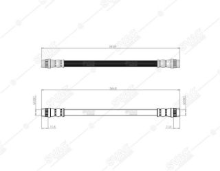 FREN HORTUMU ARKA SOL PEUGEOT 206 99/- resmi