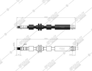 FREN HORTUMU ARKA FORD FOCUS II 04 - 12 resmi