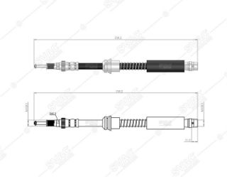 ÖN  FREN HORTUMU BMW F25  X3 SDRIVE 18D  XDRIVE 20I 20D 28I 30D 35D 35I10 17 resmi
