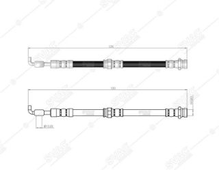 ÖN  FREN HORTUMU MAZDA B 2500 96-99 resmi