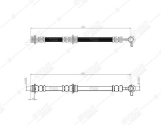 ON SAG / SOL FREN HORTUMU NISSAN X TRAIL 08 13 RENAULT KOLEOS 08> resmi