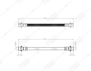 FREN HORTUMU ARKA SOL SAG COROLLA AE100 / 101 / 111 92-01 resmi