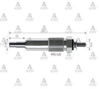 KIZDIRMA BUJİSİ (ISITMA) CANTER 449 23V. resmi
