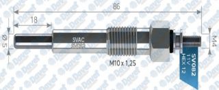 KIZDIRMA BUJİSİ (ISITMA) CORSA  COMBO 1.5D - 1.7D 11V resmi