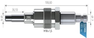 KIZDIRMA BUJİSI 24V FIAT 411 415 TRACTOR resmi