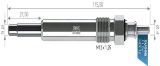 KIZDIRMA BUJİSİ MERCEDES C SERISI 200-220-C250D E SERISI 200-250-300 TD 11.5V resmi
