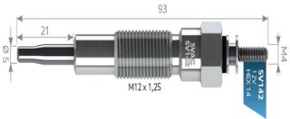 KIZDIRMA BUJİSI 12V NİSSAN CABAL CIVILIAN CLIPPER 3,0D resmi