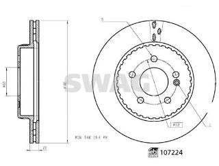 FREN DİSKİ FEBI 107224 resmi