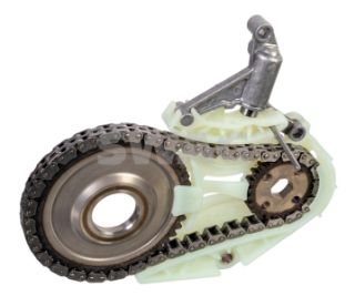 YAG POMPA ZINCIR SETI ( BMW N20-26 / F10-30-32 / Zincir+Kızak+x2 Dişli+Gerici+Saplama ) resmi
