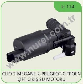 SU FISKIYE MOTORU 12V PARTNER II P206 P306 P307 BERLİNGO II C2 C3 C4 C5 C8 P807 DS3 JUMPY III EXPERT III SCUDO III SAXO XSARA II MEGANE II CLİO III SCANIC II TRAFİC II MODUS 09> LANCİA: PHEDRA 04>NİSSAN: PRIMASTER VİVARO (CIFT CIKIS) resmi