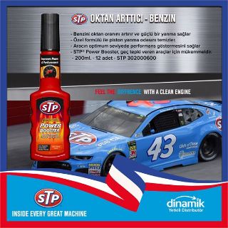 STP® POWER BOOSTER, BENZİNDEKİ OKTAN ORANINI ARTIRIR VE YANMA ODASINI TEMİZLER. ARAÇLARIN OPTİMUM SEVİYEDE PERFORMANS GÖSTERMESİNİ SAĞLAMAK İÇİN İÇİN TASARLANMIŞTIR. STP® POWER BOOSTER, GEÇ TEPKİ VEREN ARAÇLAR İÇİN MÜKEMMELDİR. 200ML. resmi