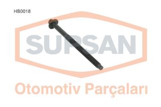 SİLİNDİR KAPAK SAPLAMA TAKIMI P107-C1-C2-C3-C3 III--P206-P307-FIESTA DV4TD1.4HDI-1.4TDCI P307 YM-C4-C5 II-C5 III-PARTNER II-PARTNER TEPE-BERLİNGO II-BERLİNGO III-C3 PICASSO-C3 II- C3 III-P207-P407 DV61.6HDI 16V OLCU:M11*150 BOY:147MM resmi