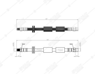 FREN HORTUMU ÖN BMW 5 E34 - 7 E32518İ - 520İ - 520 İ 24V - 525İ - 525İ 24V - M5 3.5 - 525İX 24V 530İ - 530İ V8 - 535İ - 535İS - M5 - M5 KAT - 540İ V8 - 524TD525TD - 525TDS730İ . İL - 730İ . İL V8 - 735İ . İL - 740İ . İL V8 - 750İ . İL V12 - 735İL 87-9 resmi