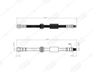 FREN HORTUMU ÖN MERCEDES GL-SERIE X164 - M SERIE W 164GL450 4 MATIC - GL500 4 MATIC - GL320CDI/350 BLUETEC 4 MATIC GL320 CDI 4 MATIC - GL350 CDI 4 MATIC - GL420 CDI 4 MATICGL450 CDI 4 MATIC - GL550 4 MATIC - GL320 CDI 4 MATICGL350 BLUETEC 4 MATIC - GL resmi