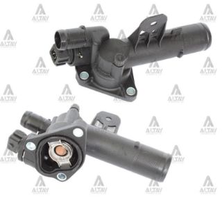 TERMOSTAT KAPAK ÜST QASHQAI 07-13  CLİO  MEGANE  MODUS 1.5 DCI PLASTİK TERMOSTATLI resmi