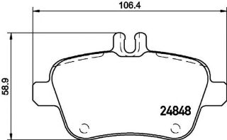 FREN BALATASI ARKA  W176-246-CLA 12- resmi