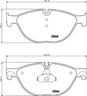 FREN BALATASI ÖN BM F06-F07-F10-F11-F12-F13-F01-F02-F04 10-17 resmi