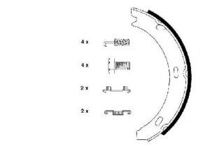 EL FREN BALATASI BM W201-124-202-210 83-00 resmi
