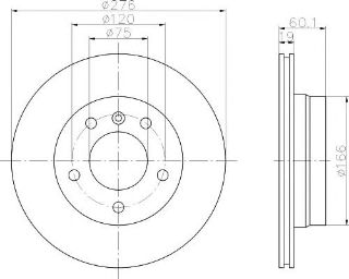 FREN DİSKİ ARKA BM E36-E46 95-05 resmi