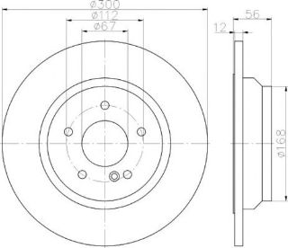 FREN DİSKİ ARKA M272-OM642 W221 06-13 resmi