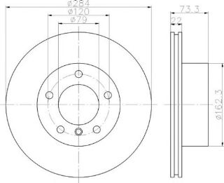 FREN DİSKİ ÖN BM F20-F20 LCİ-F21-F21 LCİ-F22-F22 LCİ-F23 LCİ  10-18 resmi