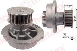 DEVİRDAİM CHEVROLET KALOS 1.4 REZZO 1.6 05 DAEWOO KALOS 1.4 02 LANOS 1.4 1.5 97 PA694 resmi