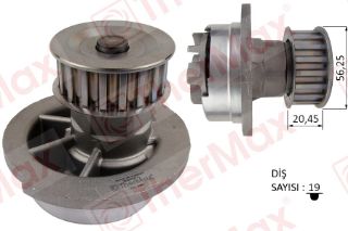 DEVİRDAİM ASTRA F-VECTRA A-CORSA A-B-COMBO 94-01 1.2-1.4-1.6 PA442 T 90349239 resmi
