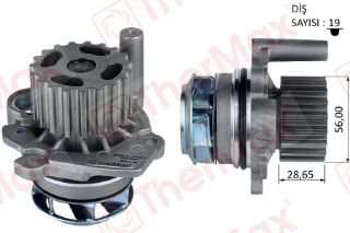DEVİRDAİM CRAFTER-T6-A3-JETTA-CADDY-POLO-PASSAT 1.2-1.6-2.0TDI CAYB/C/D-CAAB/C-CKUB-CFFB-CAGA T resmi