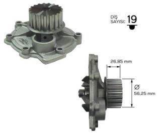 DEVİRDAİM LGN 140 KASA 2.0 16V B56M N7Q-S40 95-04 S60 01 S80 98-06 V40-V50-C30-C70-XC70 PA1019 T resmi