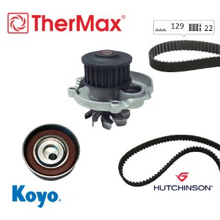 DEVİRDAİMLİ EKSANTRİK GERGİ KİTİ ALBEA-PUNTO-LİNEA-İDEA-STILO-BRAVA-YPSİLON 1.2/1.4 16V 129X220 T KP866-1 / PA866 resmi