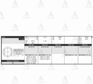 PİSTON TAKIM MAZDA 3 1.6L  03-09  78.50MM  Z6Y6  0.50 resmi