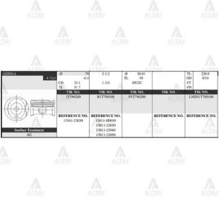 PİSTON TAKIM COROLLA 1.6L VVT-I  00-06  79.00MM  1ZZFE - 3ZZFE  STD resmi