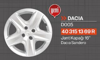 JANT KAPAĞI 16 JANT DACİA SANDERO resmi