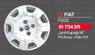 JANT KAPAĞI 14 JANT PO ALBEA PALİO resmi
