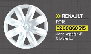 JANT KAPAĞI 14 JANT CLİO SYMBOL resmi
