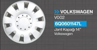 JANT KAPAĞI 14 JANT VOLKSWAGEN resmi