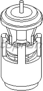 TERMOSTAT (VW: GOLF IV V - POLO CLASIC 1.4 1.6) resmi