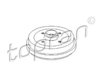 KAMPANA ARKA ( VW: GOLF I-II  JETTA I-II  POLO (96-01) / SEAT: İBİZA  II (91-99) resmi