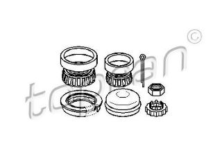 ARKA TEKER RULMANI-SET (CADDY 83-03  GOLF 75-99  PASSAT 74-97  POLO 75-00) resmi