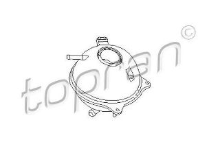 RADYATOR SU DEPOSU-(VW: POLOCLASSIC/CADDY 97>03/VENTO/GOLF III  1,6 AFT 1,9 1Y) resmi