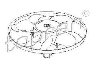 FAN MOTORU-345 MM 200/60W (VW POLO 95-02) resmi