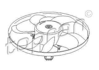 FAN MOTORU-345 MM 200/60W (VW POLO 95-02) resmi