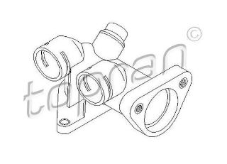 TERMOSTAT YUVASI FLANSI PASSAT 1.8-1.8T 96-00- A4 1.8-1.8T-2.4 95-01- A6 1.8-1.8T 95-05 resmi