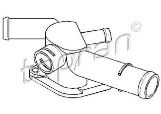 TERMOSTAT YUVASI FLANSI BORA 98-05- GOLF IV 97-05 1.6-2.0-POLO 1.6 97-01- T4 2.0 03-> resmi
