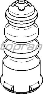 AMORTISOR TAKOZU ARKA-(VW: POLO HB 02>15/SEAT: CORDOBA 02<09/IBIZA 02>10/SKODA: FABIA 00>10) resmi