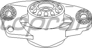 AMORTISOR UST TAKOZU (VW: GOLF V-VI-JETTA III) resmi