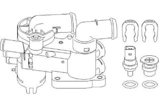 TERMOSTAT YUVASI FLANSI VW POLO 1.4 16V 01-08 resmi